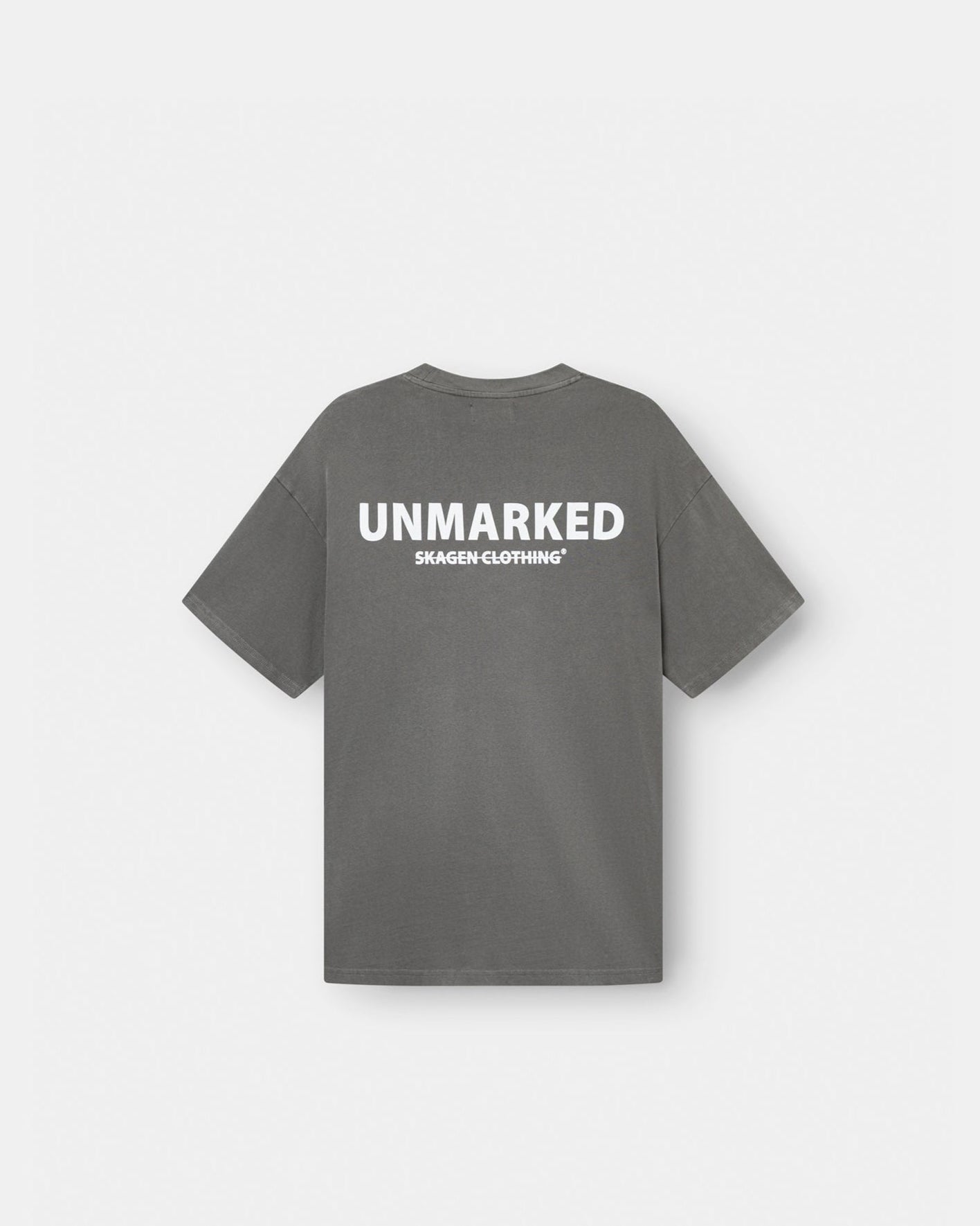 UNMARKED T-shirt Washed Grey | Skagen - clothing.dk